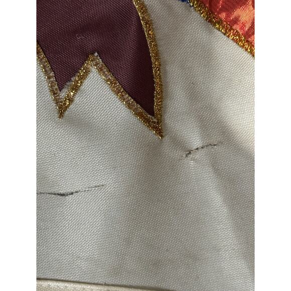 VTG Santa Reindeer Double-Sided Flag 27x39 Christmas Yard Holiday Decor READ - Picture 4 of 6